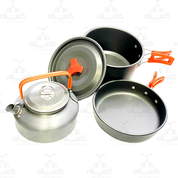 ست ظروف کوهنوردی و سفر کمپسور مدل 303