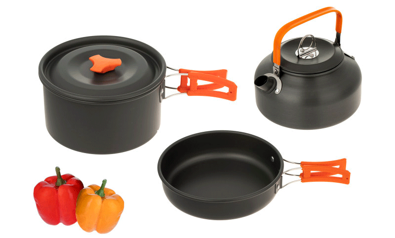 نقد و بررسی ست ظروف کوهنوردی و سفر کمپسور مدل 303