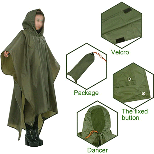 پانچو کوهنوردی شنگ یان 3 کاره مدل SYS