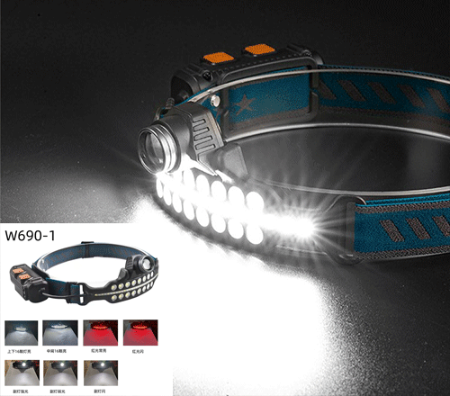 چراغ پیشانی مدل W690 با نوردهی عالی