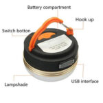 چراغ شارژی چادر