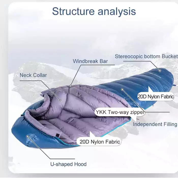 کیسه خواب پر نیچر هایک ULG400
